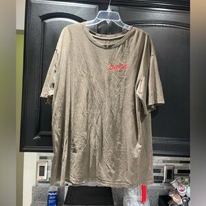D.A.R.E Nature Is My Drug of Choice Brown Rare Dare Cotton T-Shirt Size XL
